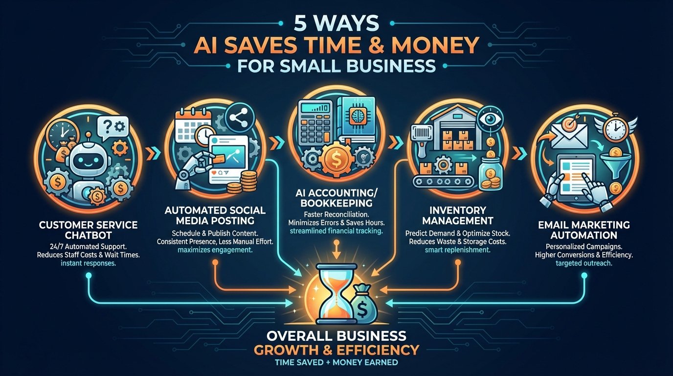 Lima cara menggunakan AI untuk bisnes kecil