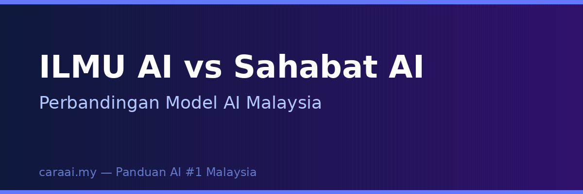 Perbandingan ILMU AI vs Sahabat AI vs ChatGPT