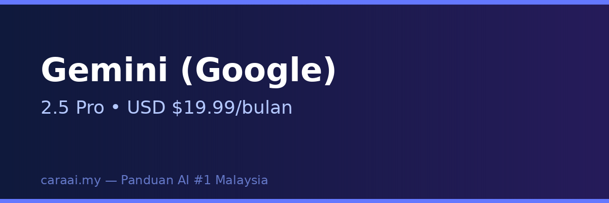 Google Gemini antara muka 2026