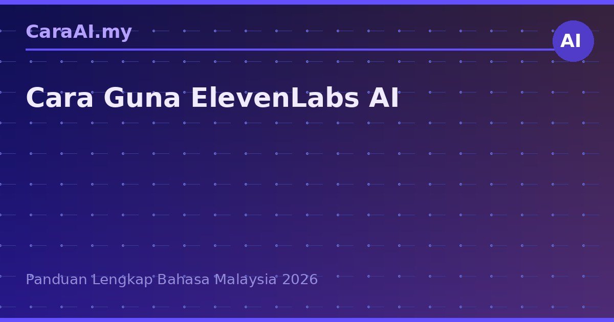 Cara Guna ElevenLabs AI: Jana Suara & Klon Suara Anda Sendiri