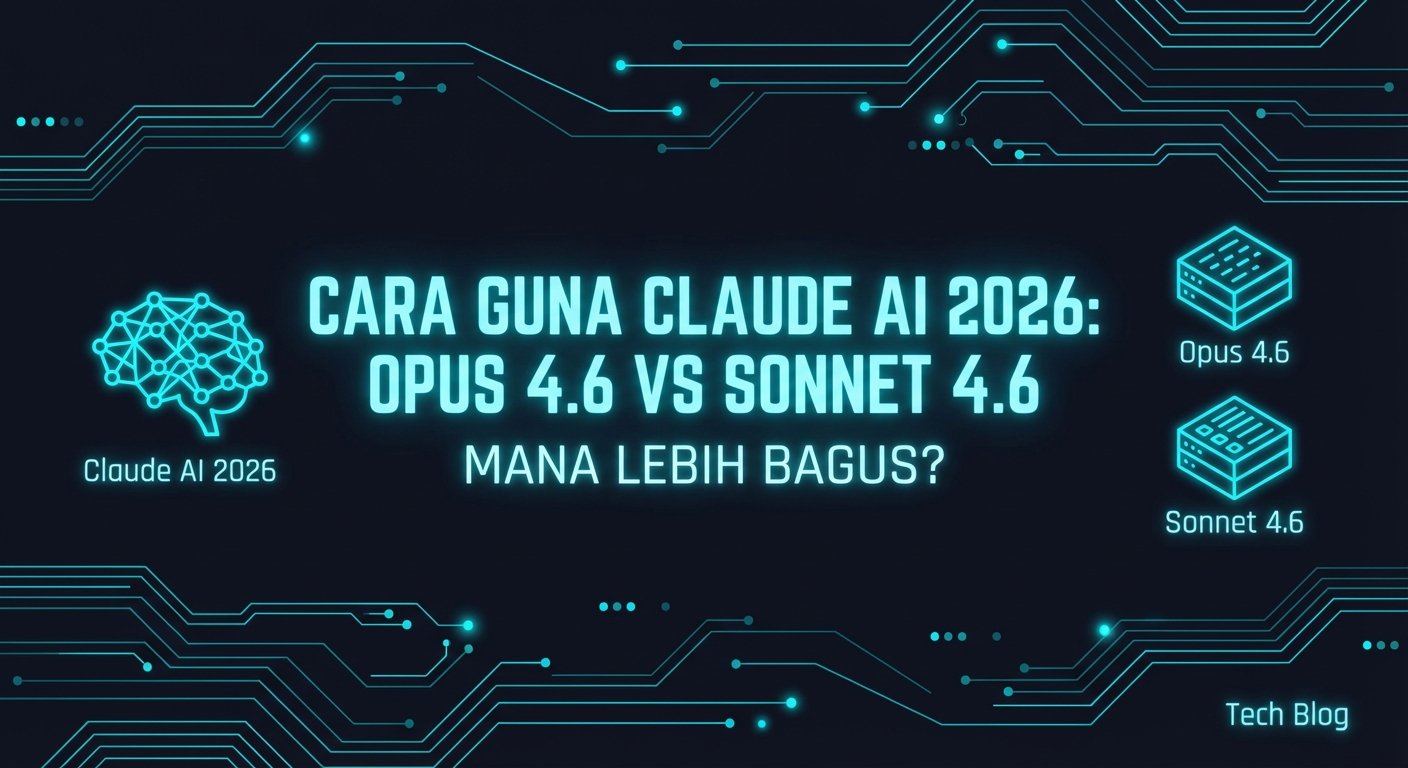 Cara Guna Claude AI 2026: Opus 4.6 vs Sonnet 4.6 — Mana Lebih Bagus?