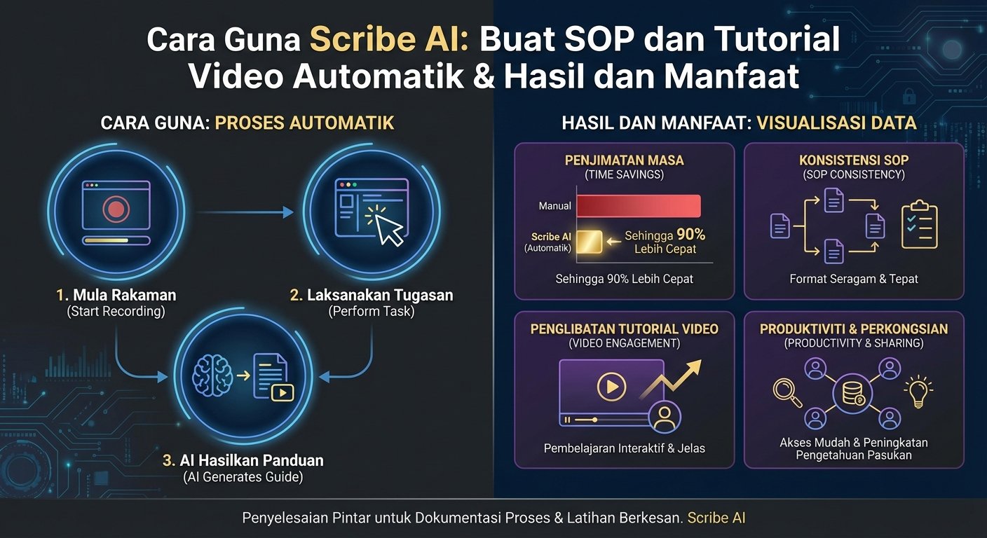 Manfaat dan keputusan menggunakan Cara Guna Scribe AI