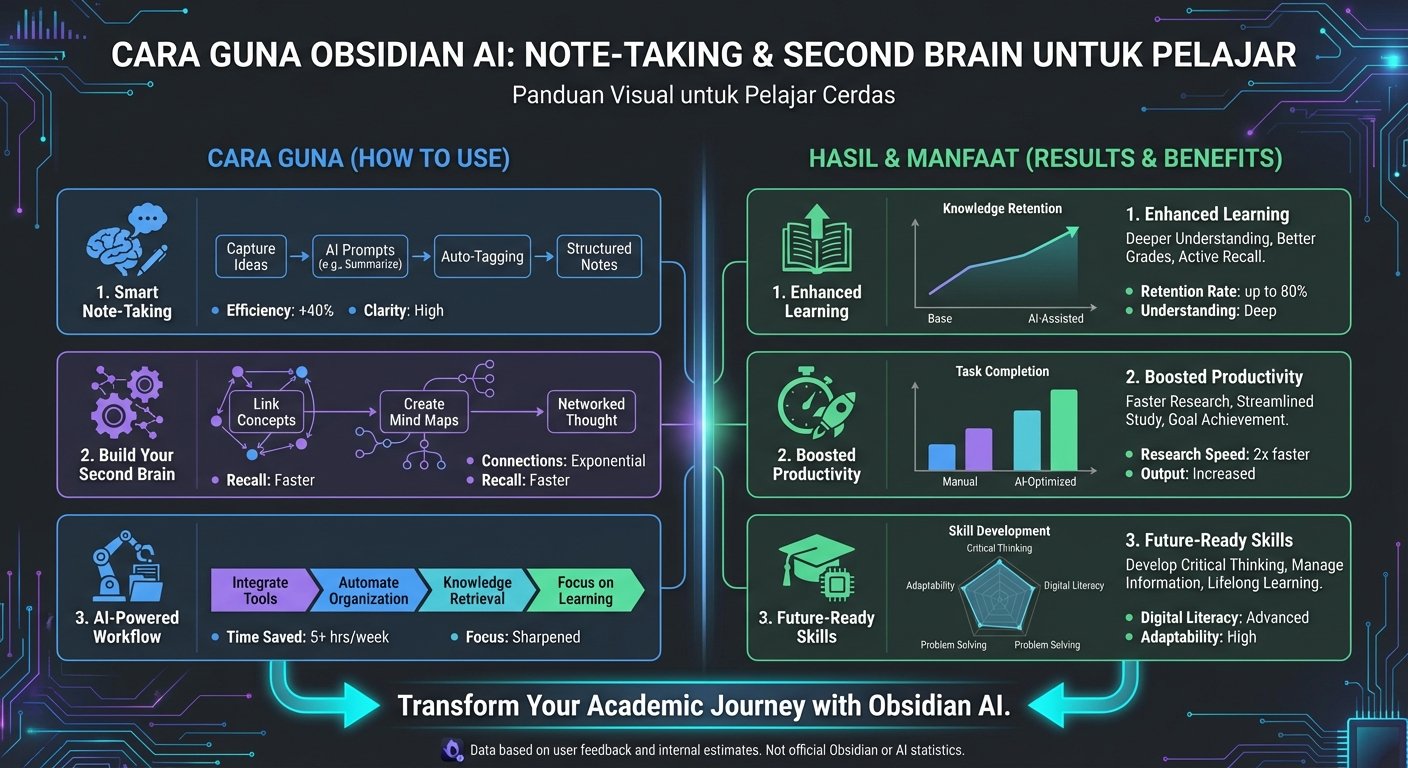Manfaat dan keputusan menggunakan Cara Guna Obsidian AI