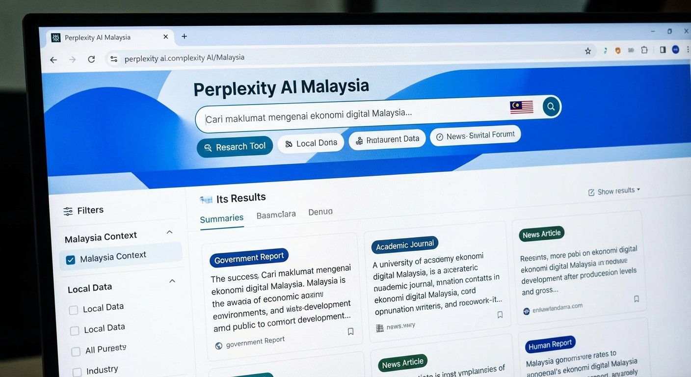 Cara Guna Perplexity AI — Enjin Carian AI dengan Sumber Tepat (2026)