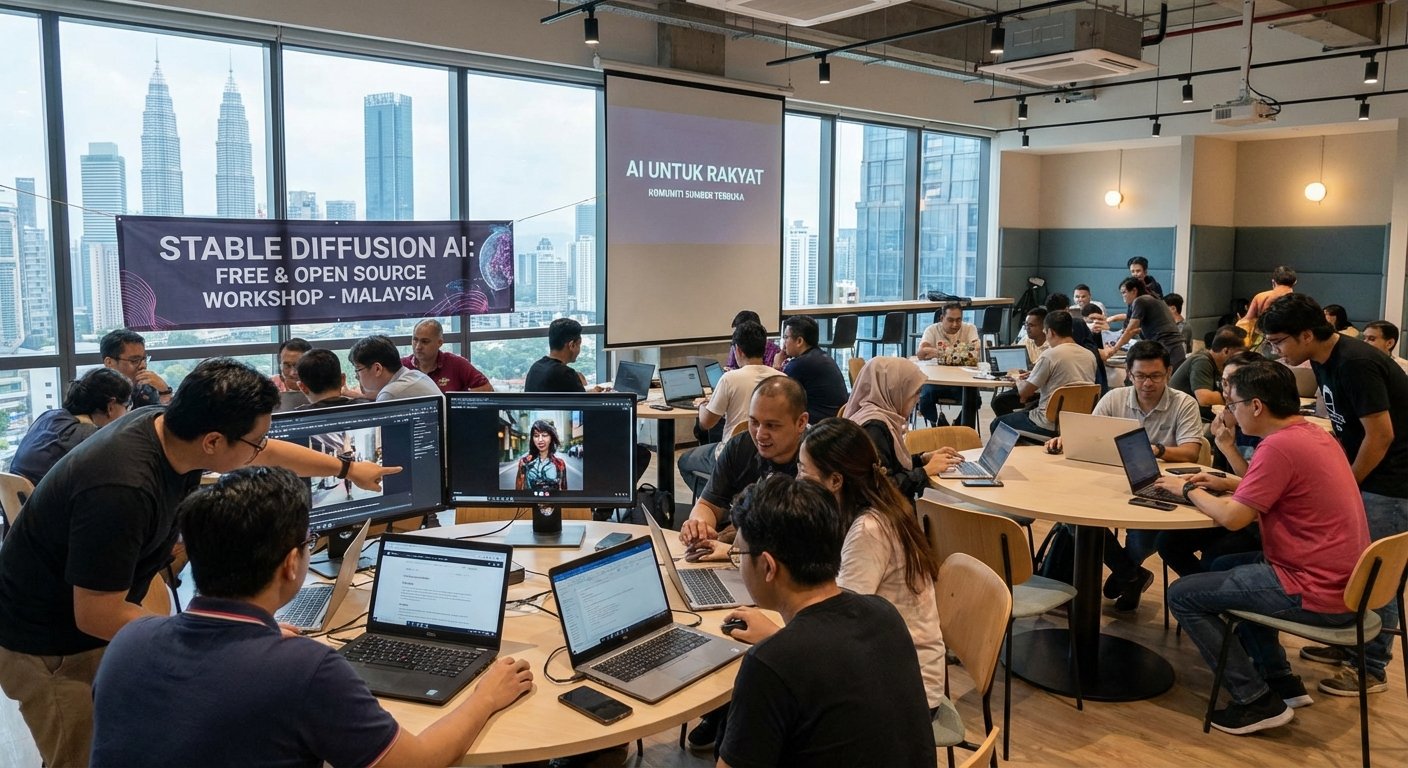 Cara Guna Stable Diffusion — Jana Imej AI Percuma Tanpa Had (2026)