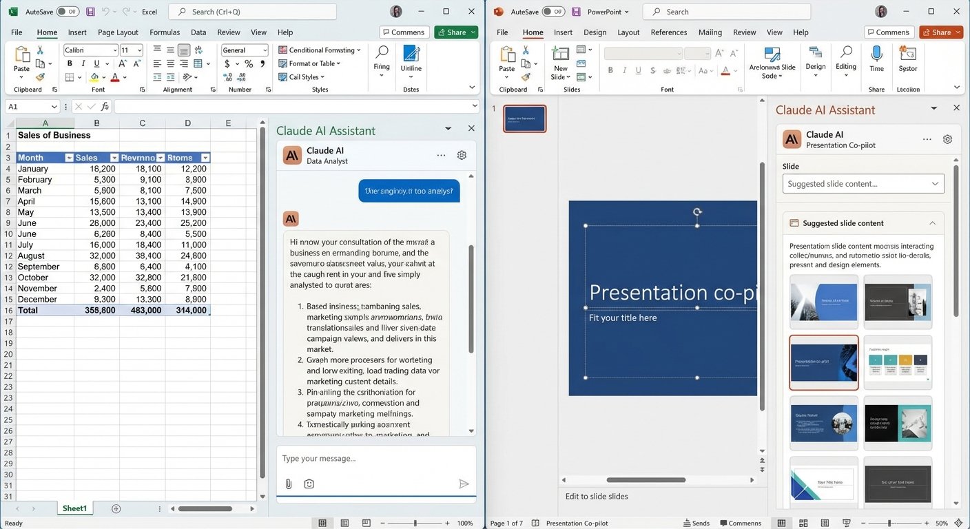 Claude Masuk Microsoft Office — Cara Guna AI Dalam Excel, PowerPoint & Slack 2026
