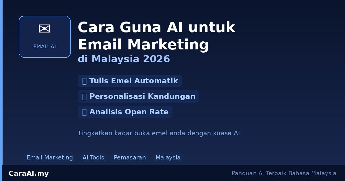 Cara Guna AI untuk Email Marketing di Malaysia 2026