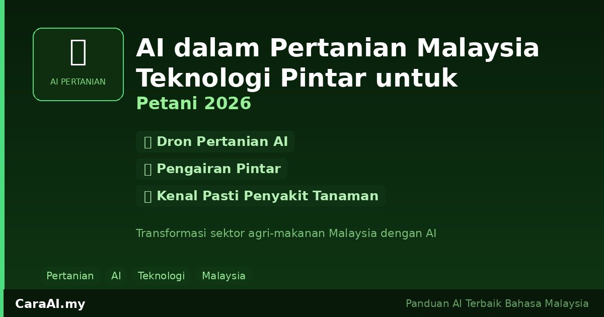 AI dalam Pertanian Malaysia — Teknologi Pintar untuk Petani 2026