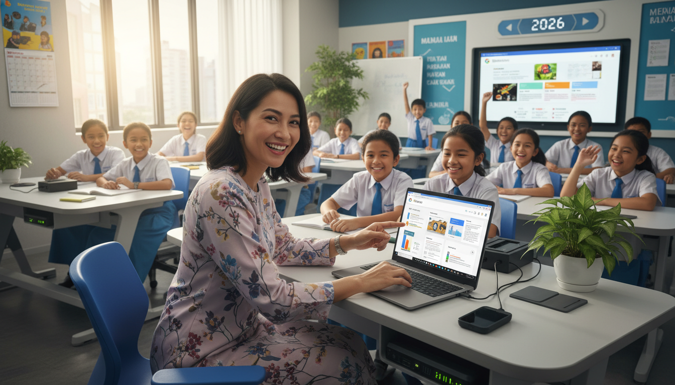 AI untuk Guru Malaysia 2026 — 8 Tools Percuma & Cara Guna