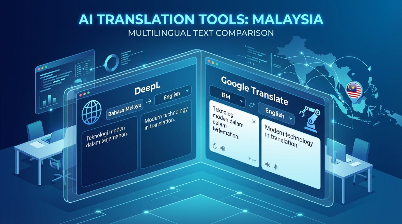 Alat Terjemah AI Terbaik Malaysia 2026: DeepL, Google Translate AI & Lain-lain