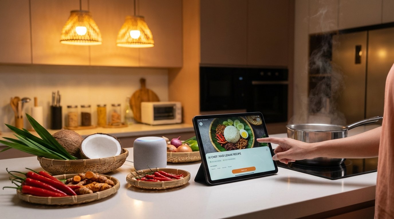 AI untuk Masakan & Resepi Malaysia 2026: Jana Idea Masak, Rancang Makan & Kurangkan Pembaziran