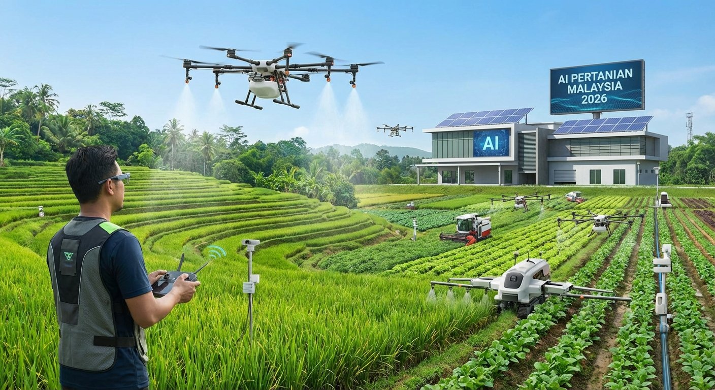 AI Pertanian Malaysia 2026: Ladang Pintar, Dron, dan Teknologi Petani