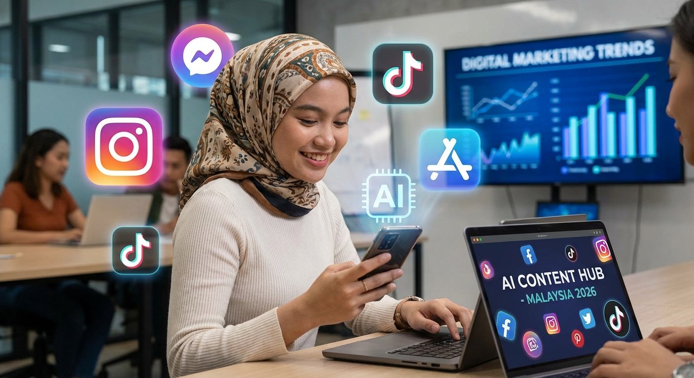 AI untuk Media Sosial Malaysia 2026: Cipta Konten 10x Laju