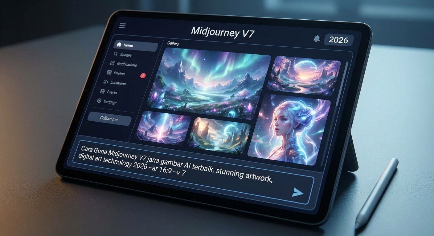 Cara Guna Midjourney V7: Jana Gambar AI Terbaik [2026]