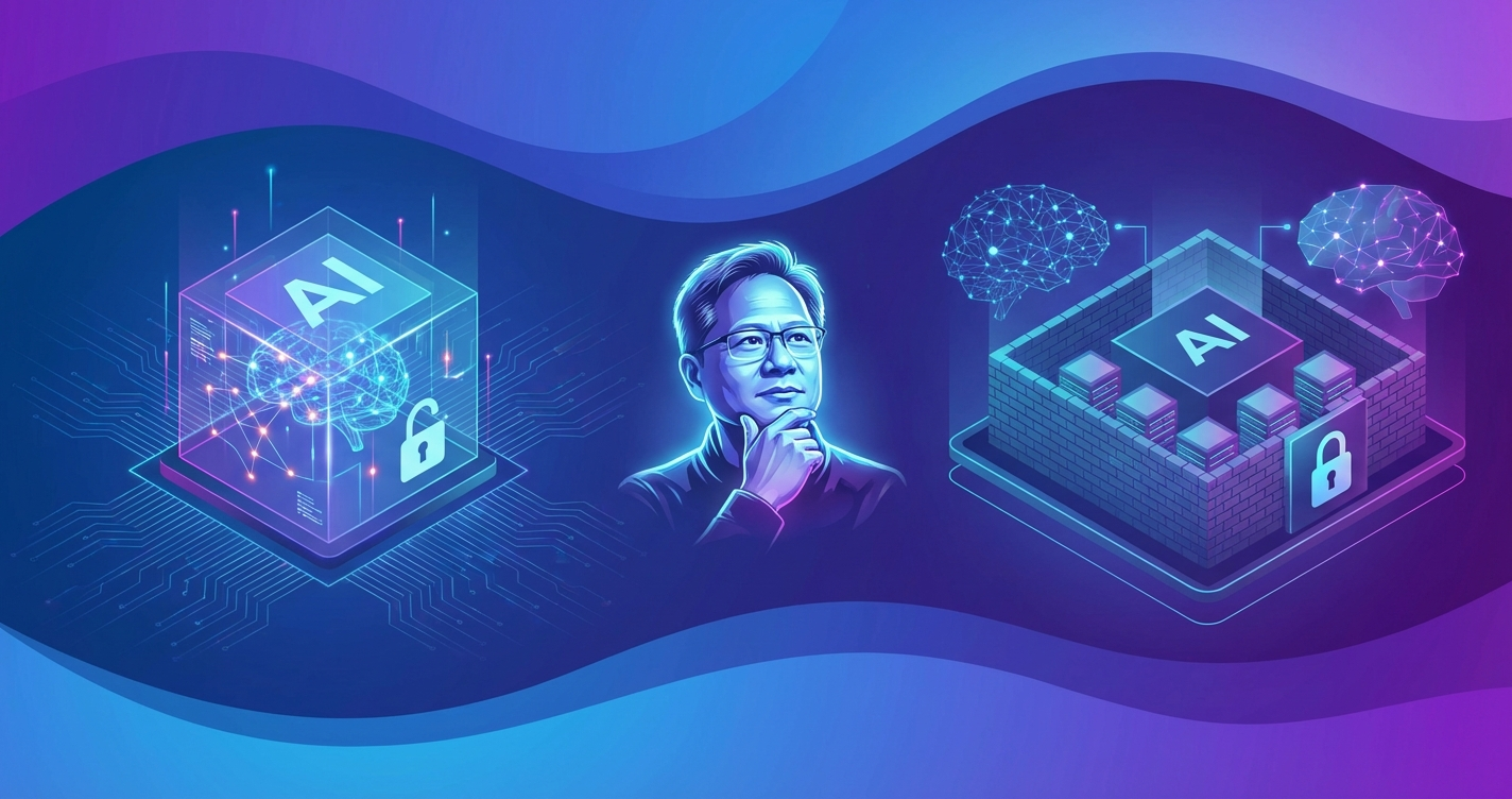 Model AI Terbuka vs Tertutup — Jensen Huang Pilih Pihak Mana?