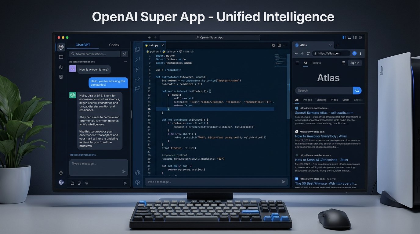 OpenAI Super App: ChatGPT, Codex & Atlas Dalam Satu — Panduan Lengkap