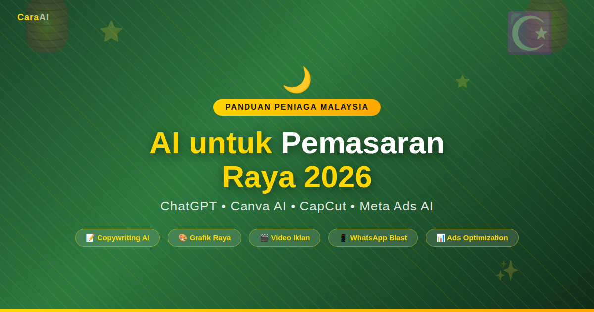 AI untuk Pemasaran Raya 2026 — Panduan Peniaga Malaysia